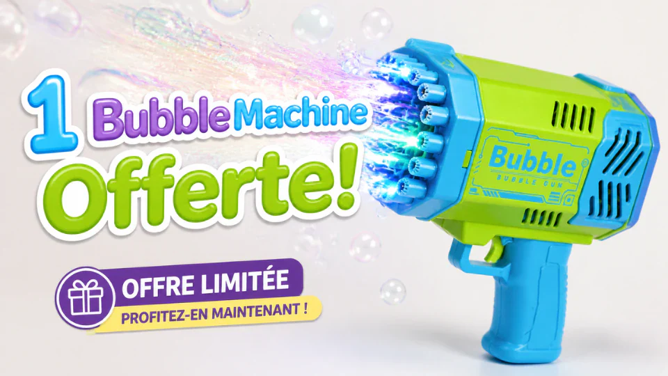 1 BubbleMachine offerte - offre limitée