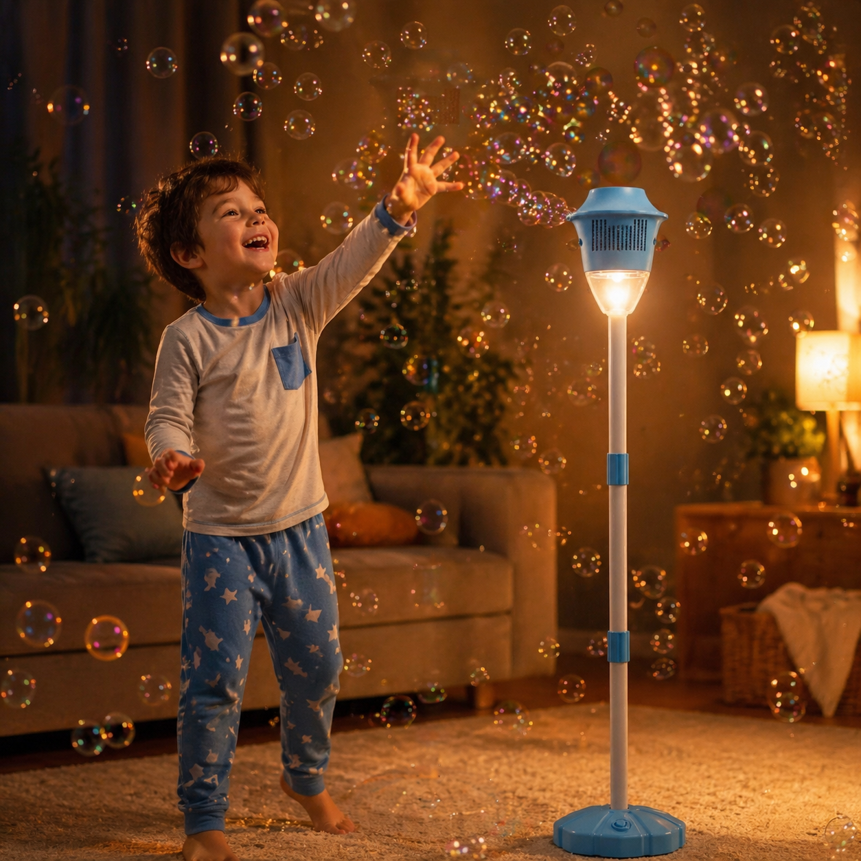 Magibulle dans un décor lumineux