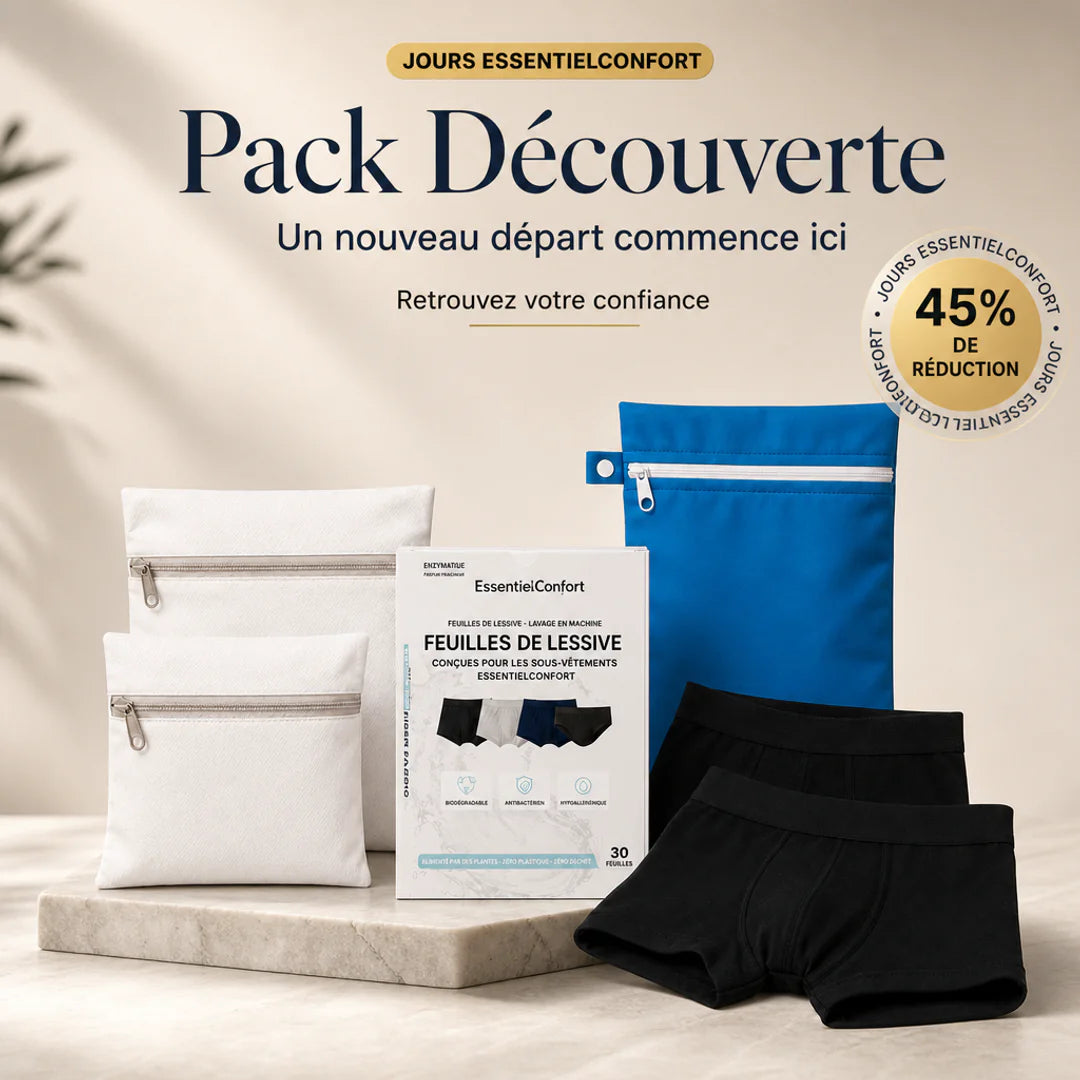 Boxer Absorbant Lavable Homme