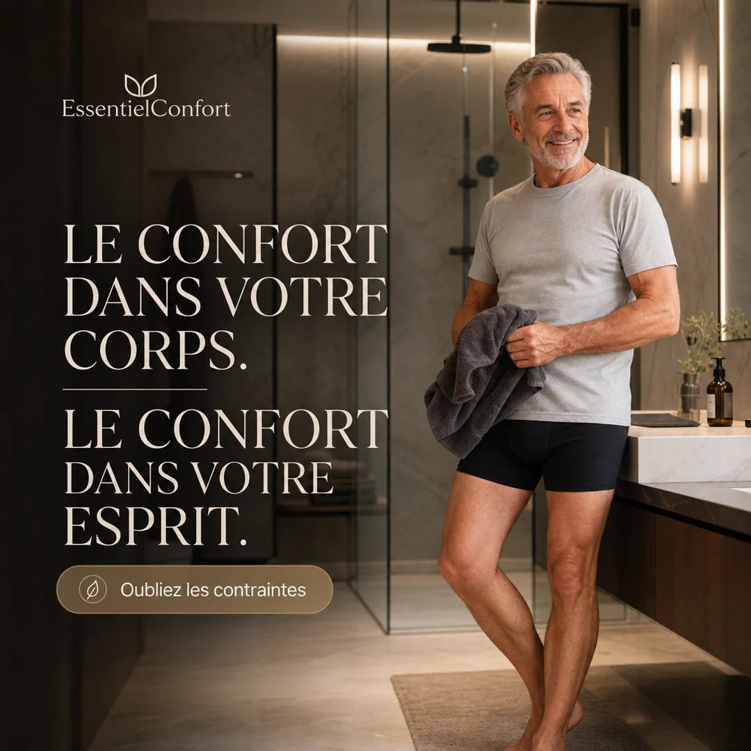 Boxer Absorbant Lavable Homme