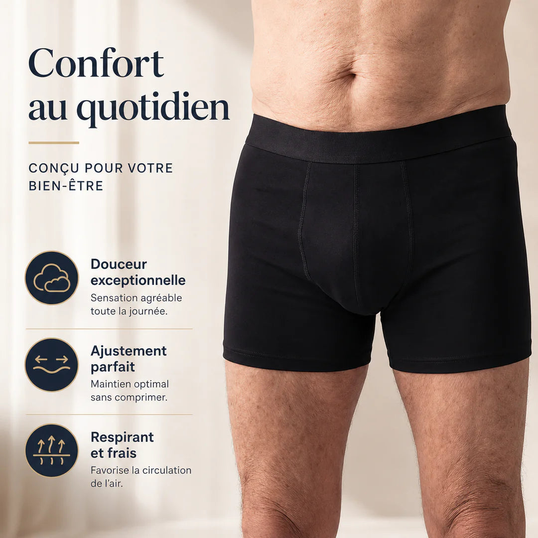 Boxer Absorbant Lavable Homme